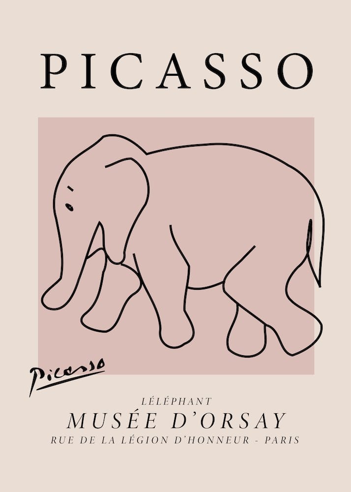 Elephant - Picasso Style