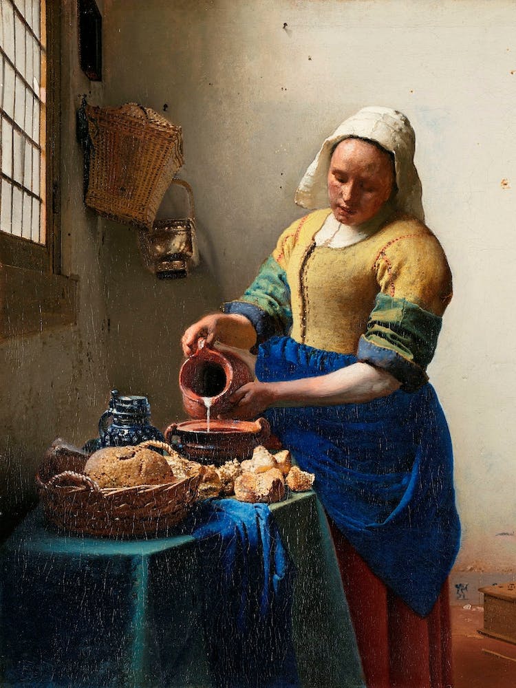 The Milkmaid, Johannes Vermeer