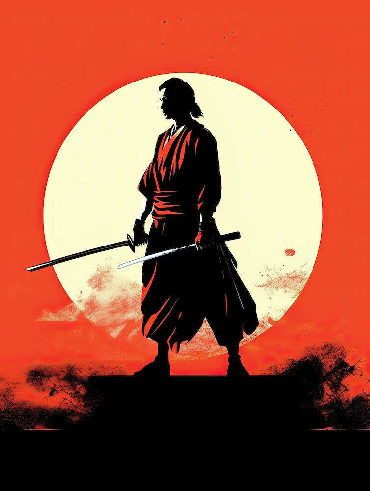 Elegant Samurai Reflections