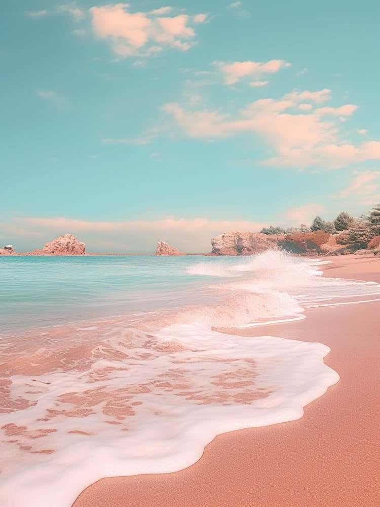 Kaputas Beach Turkey Turquoise And Pink Tones 1