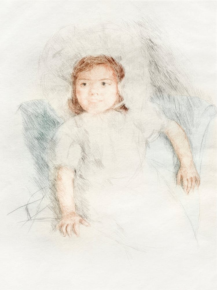 Jeannette Wearing A Bonnet (1904), Mary Cassatt