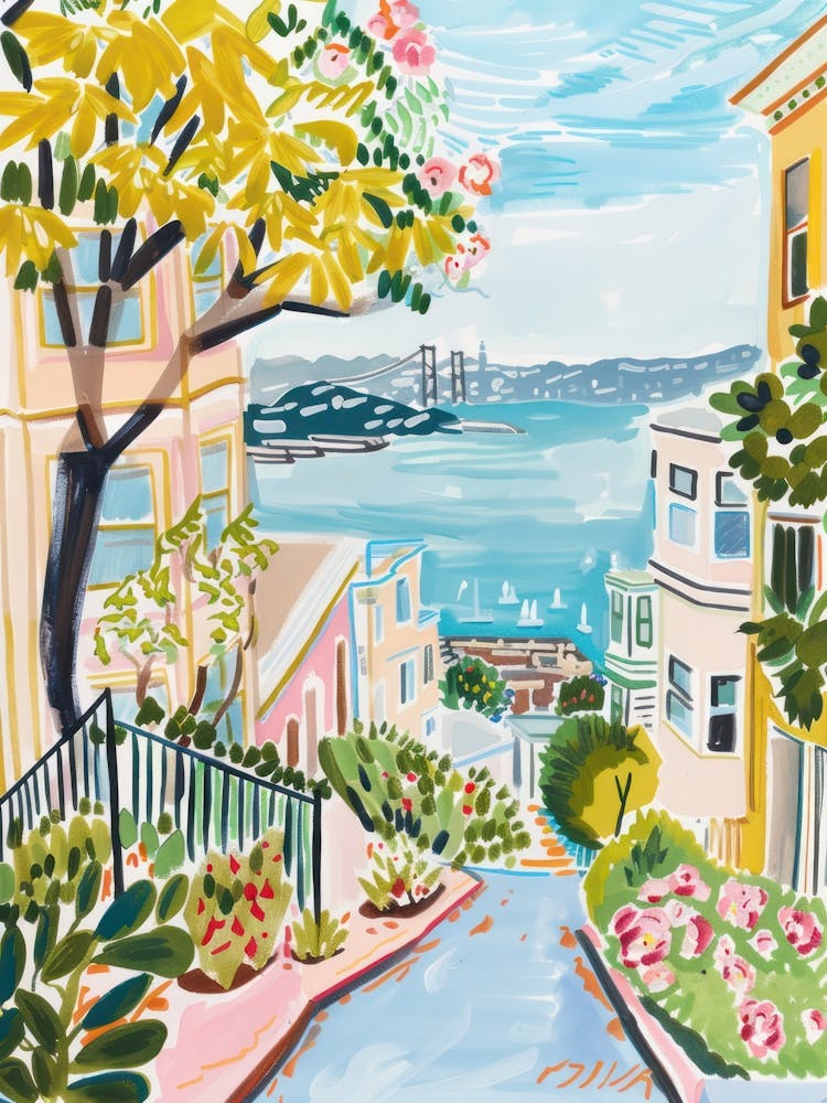 Travel Poster Happy Places San Francisco 4