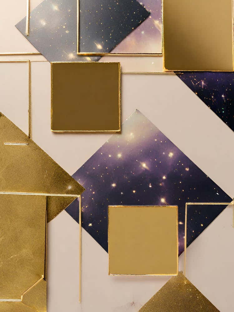 Gold Space Background