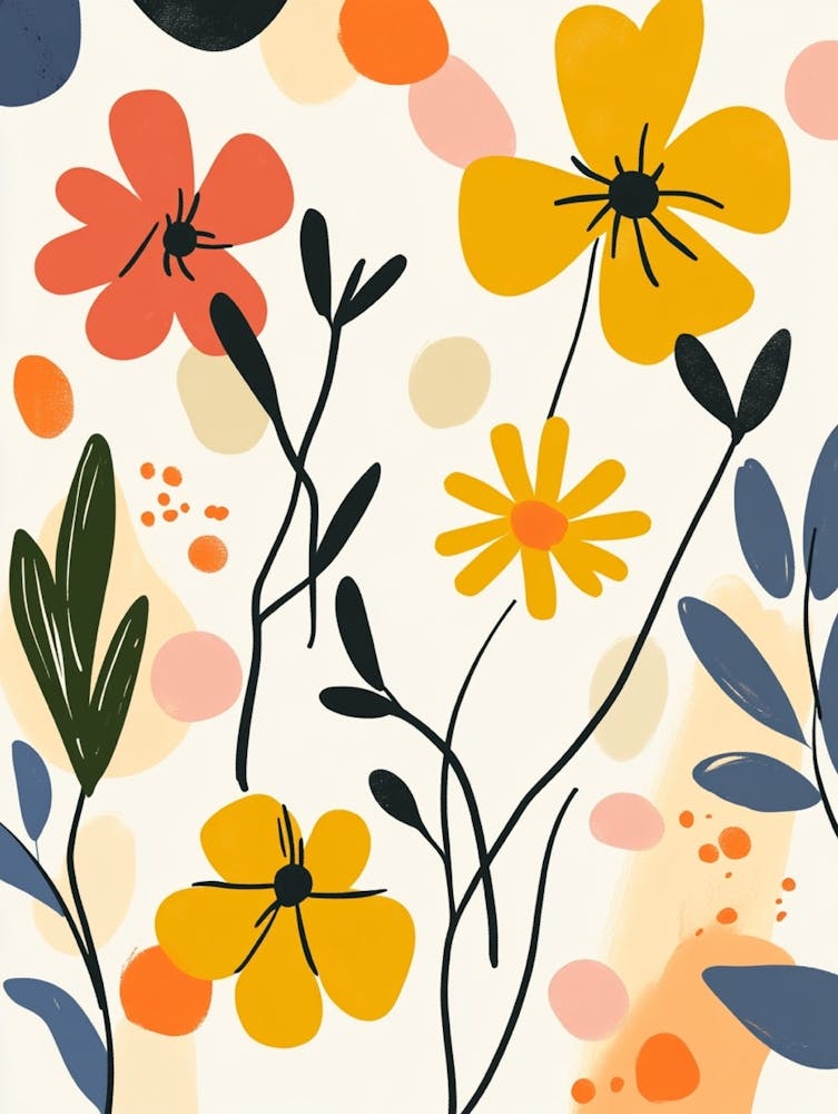 Abstract Floral Painting 46