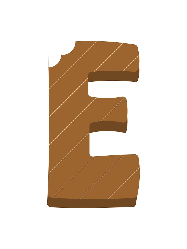 Gingerbread Decorative Letters Living Room Holiday Display 05