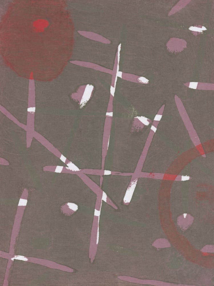 Japanese Abstract Print