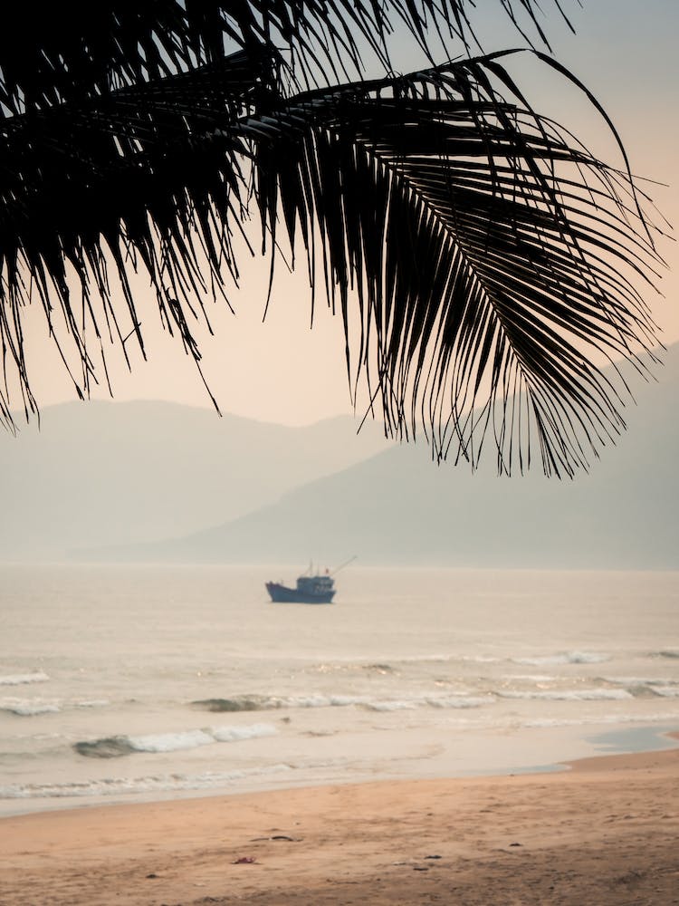 A Boat Of Lang Co Vietnam