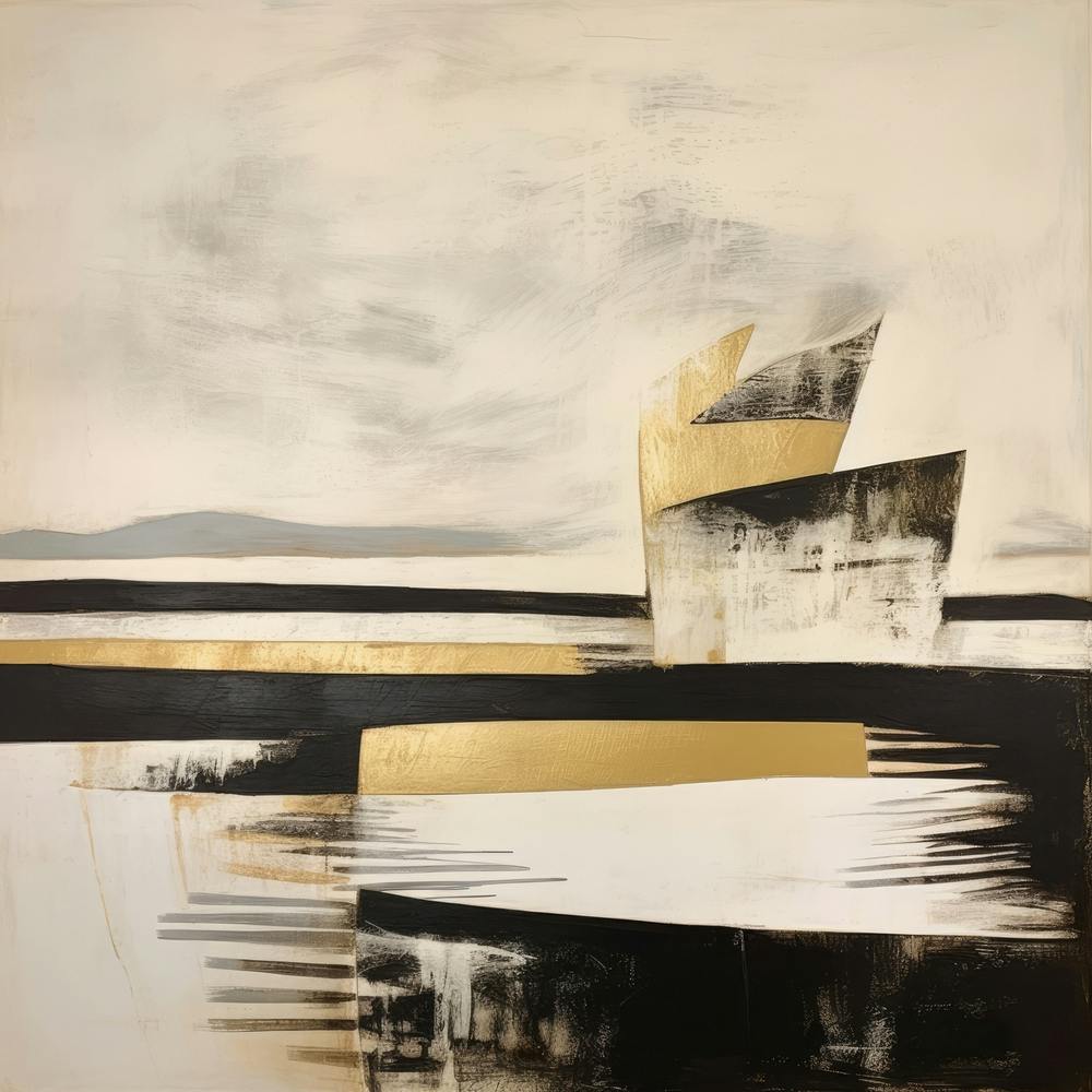 Gold Black Shape S 2