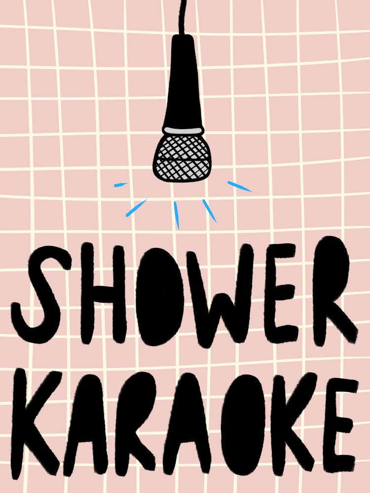 Shower Karaoke Pink