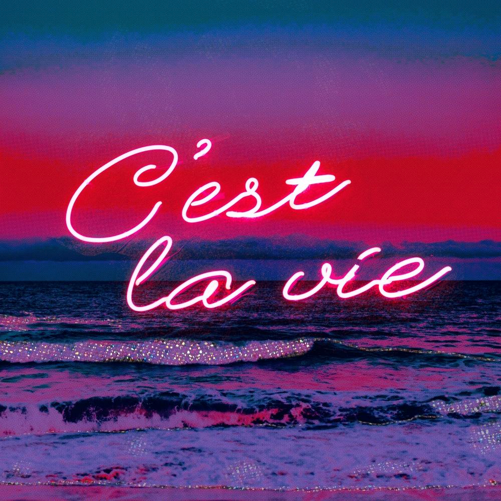 C'est La Vie Purple Square