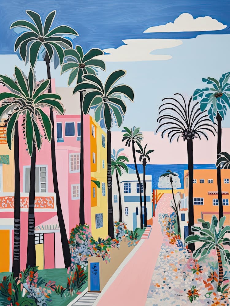 Huntington Beach, California, Matisse And Rousseau Style 1