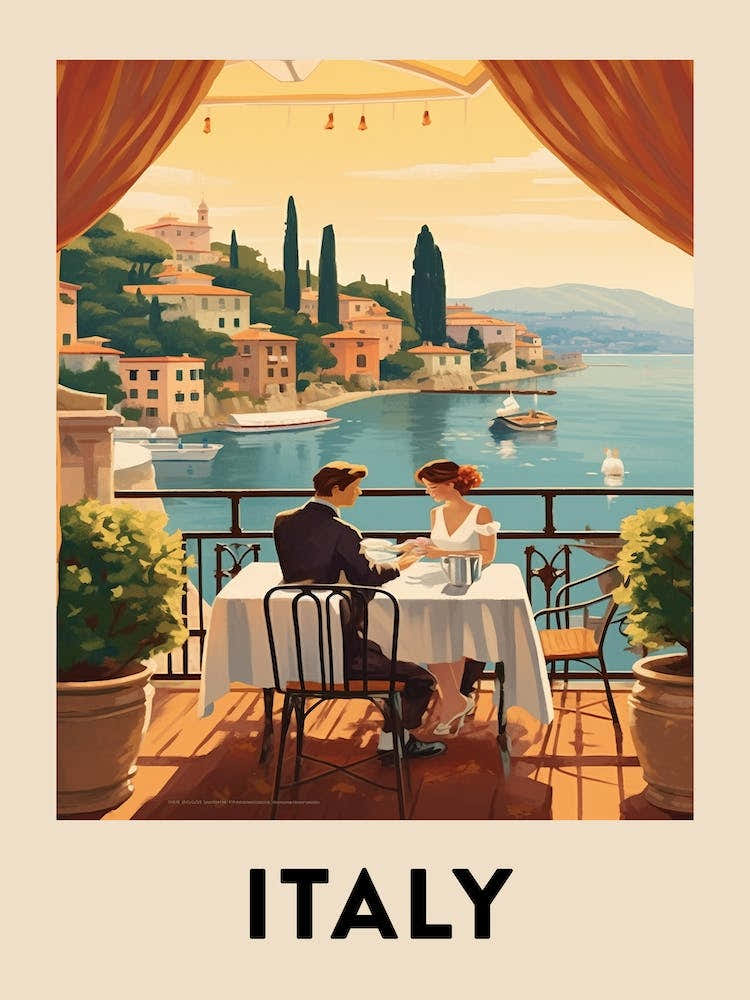 Vintage Travel Poster Italy 8