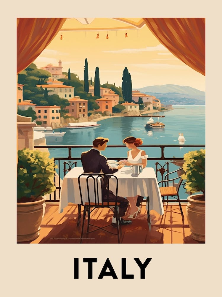 Vintage Travel Poster Italy 8