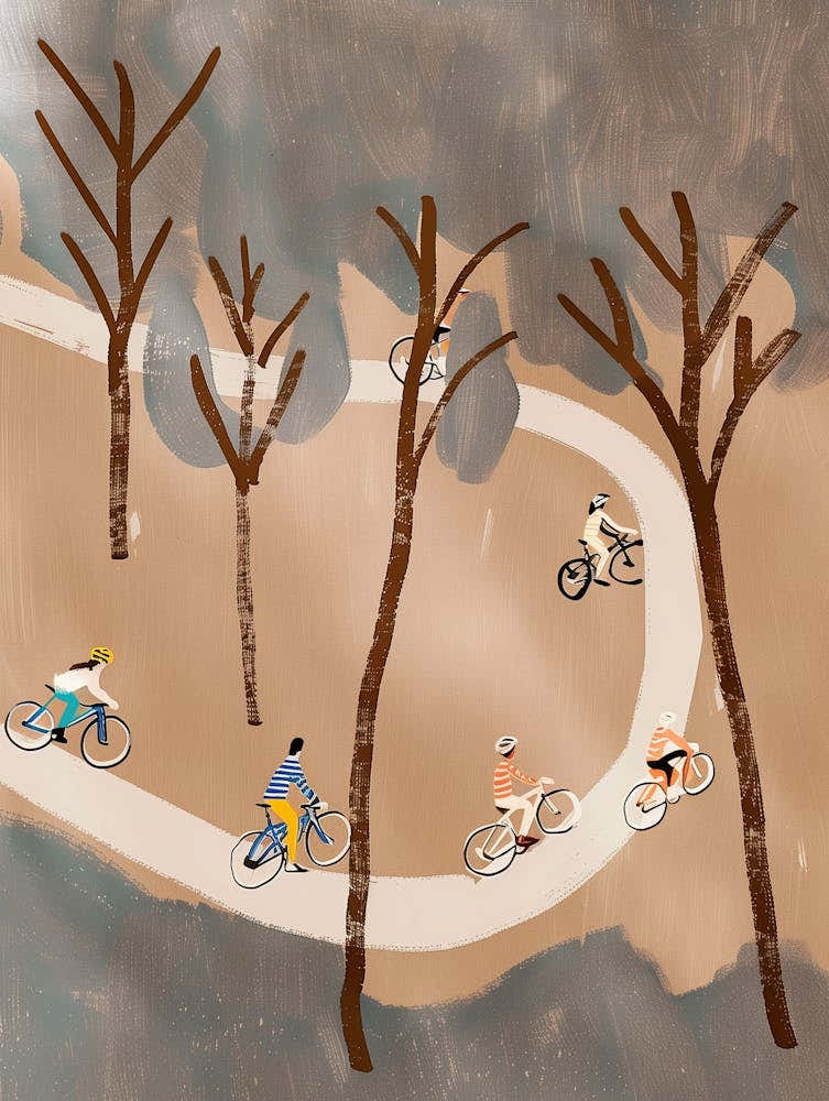 Bicycles In The Park