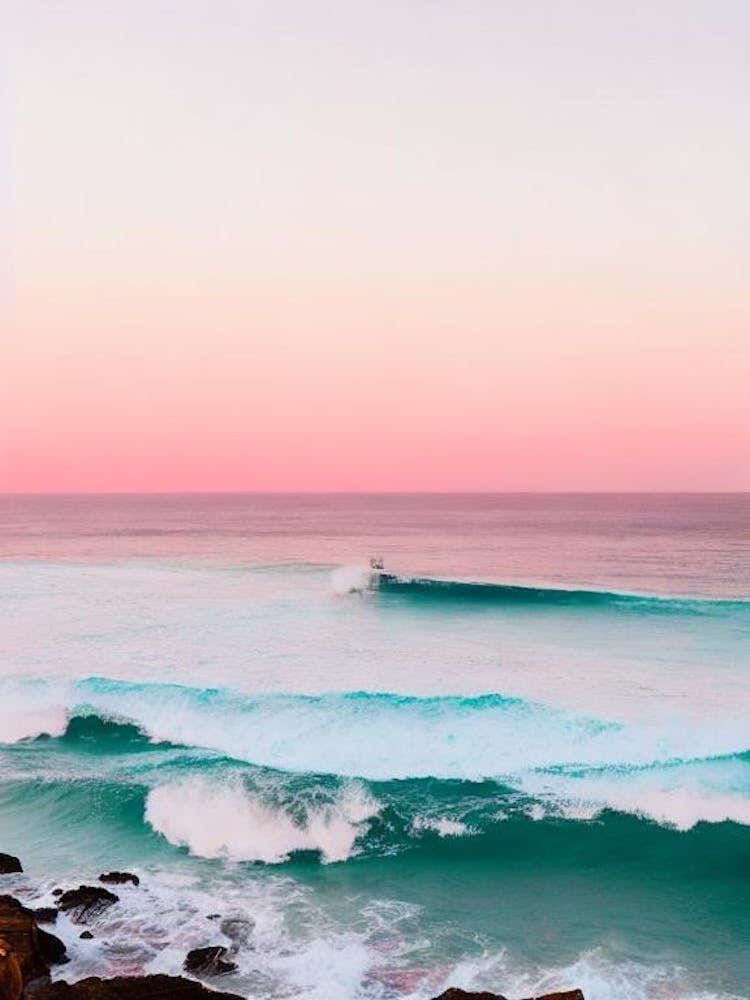 Bronte Beach, Australia Pink Photography 1