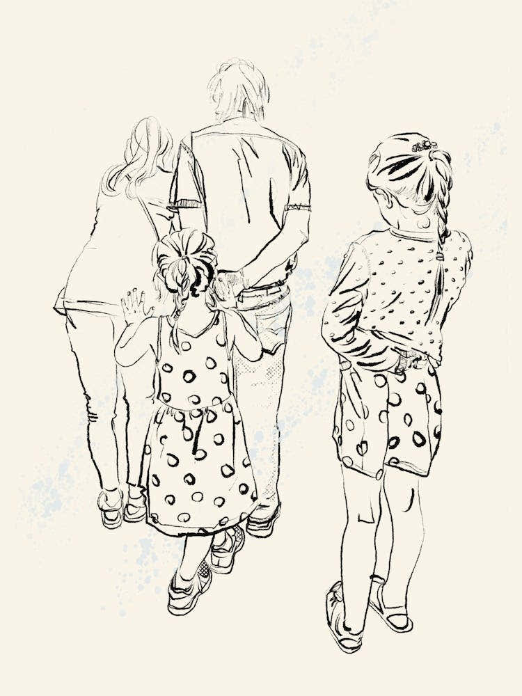 Grandparents Through the Glass