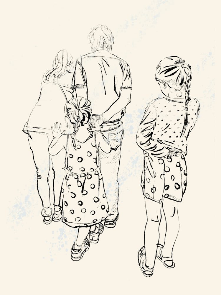 Grandparents Through the Glass