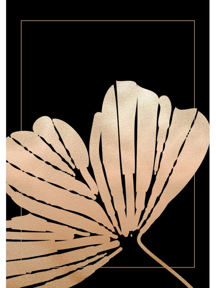Gold Leaf on Black 8
