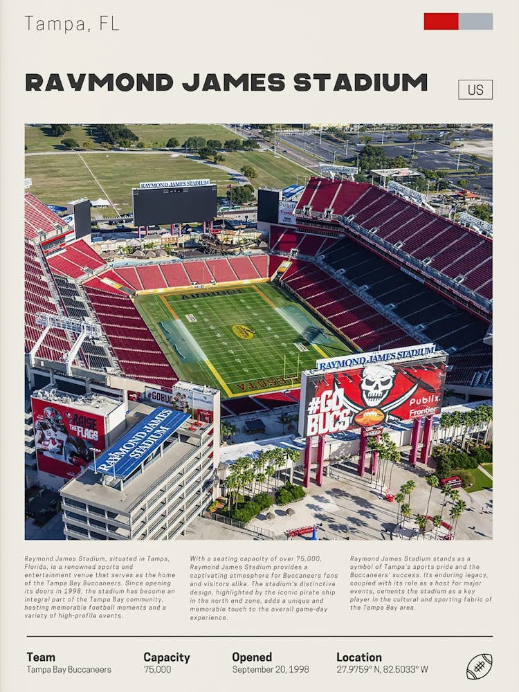 Tampa Bay Buccaneers - Raymond James Stadium