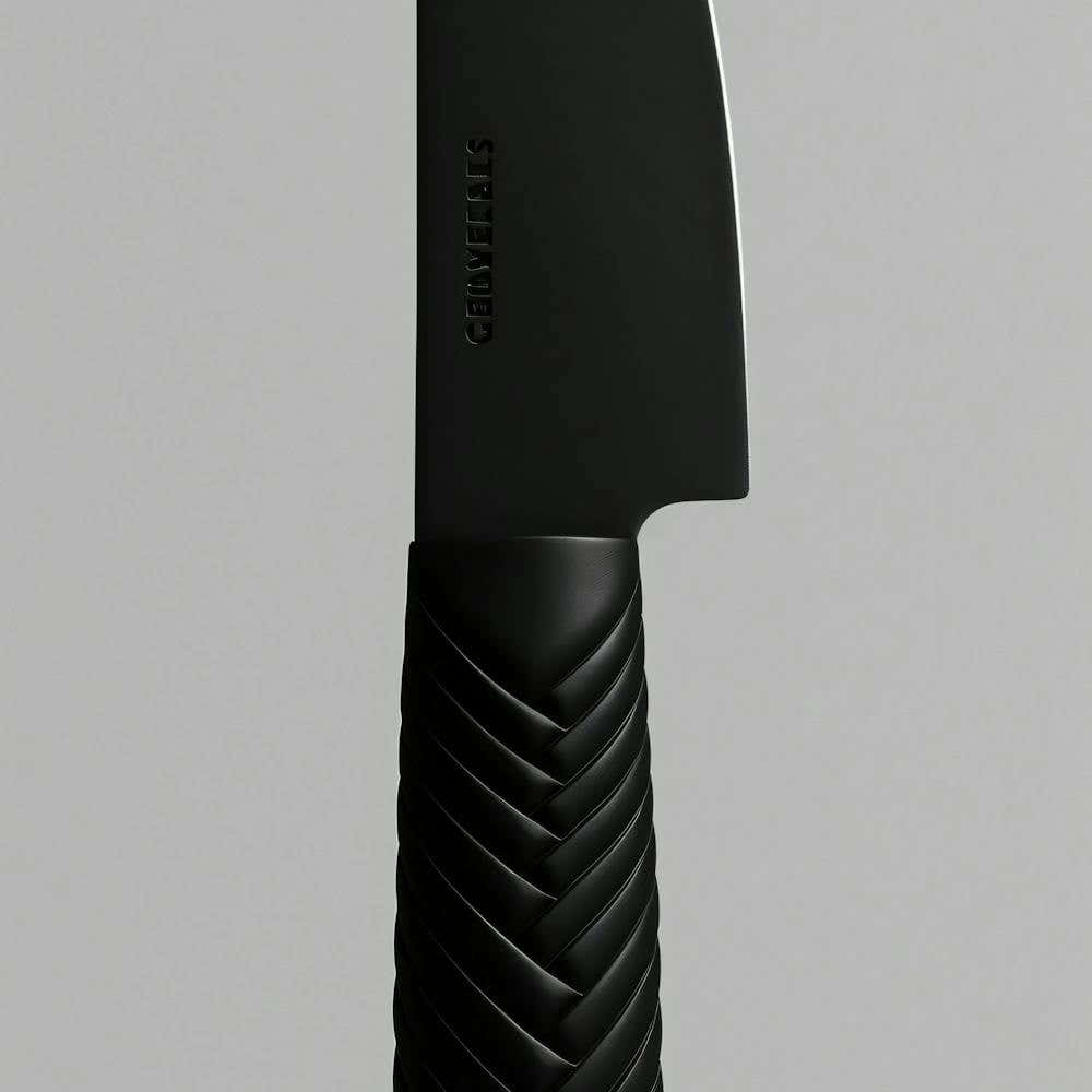 Black Kitchen Knife