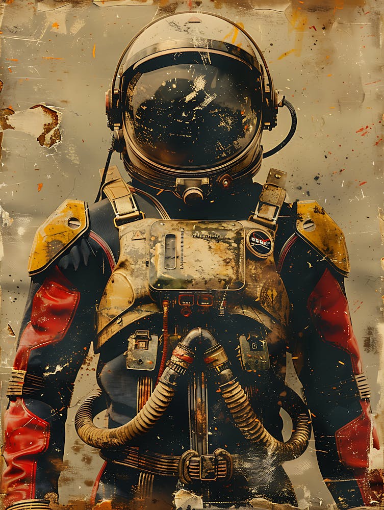 Beautiful Retro Astronaut 5