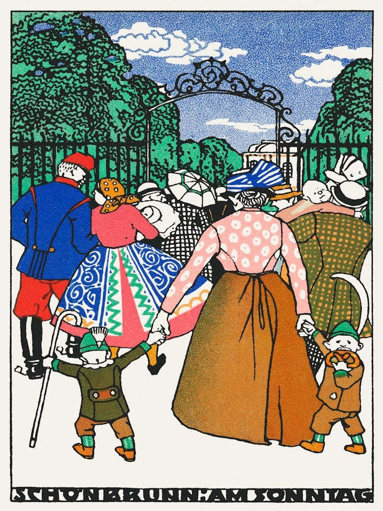 Schönbrunn On Sunday, Moriz Jung