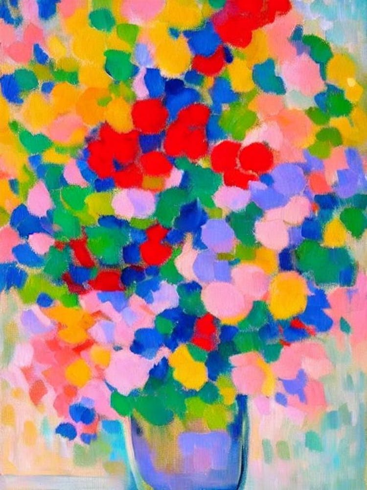 Bright Bouquet Matisse Inspired Flower