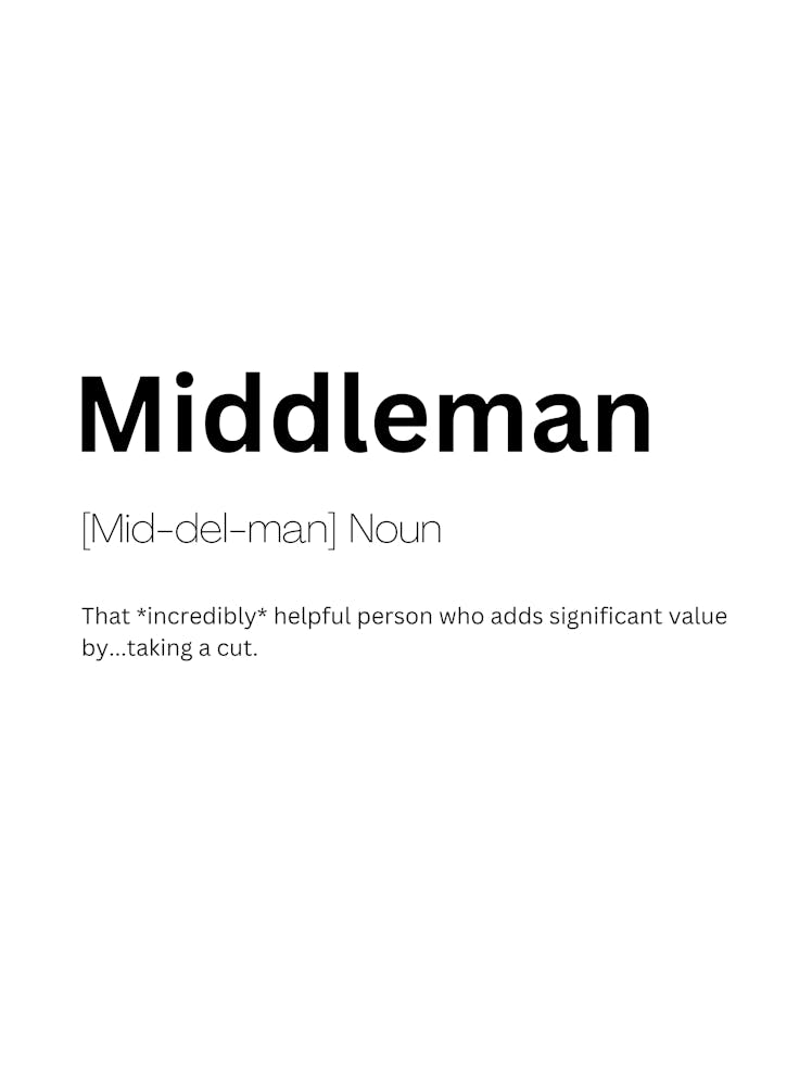 Middleman Definition Meaning