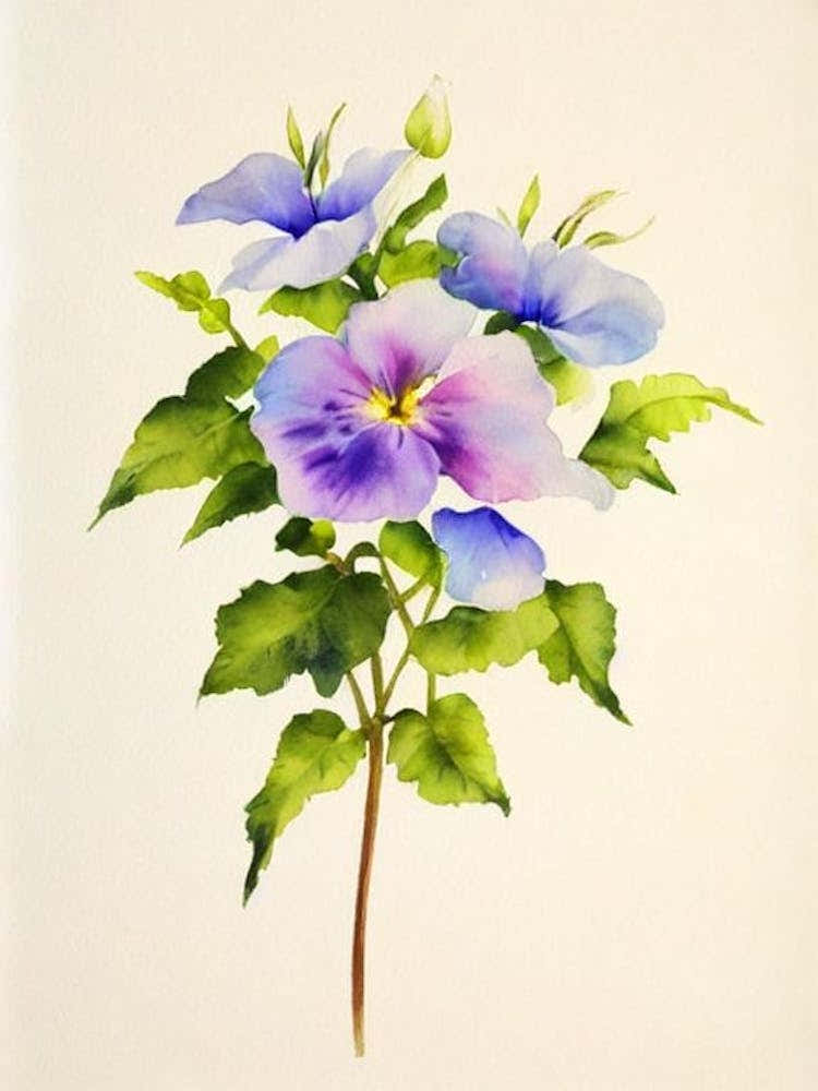 Morning Glory Vintage Flowers Flower