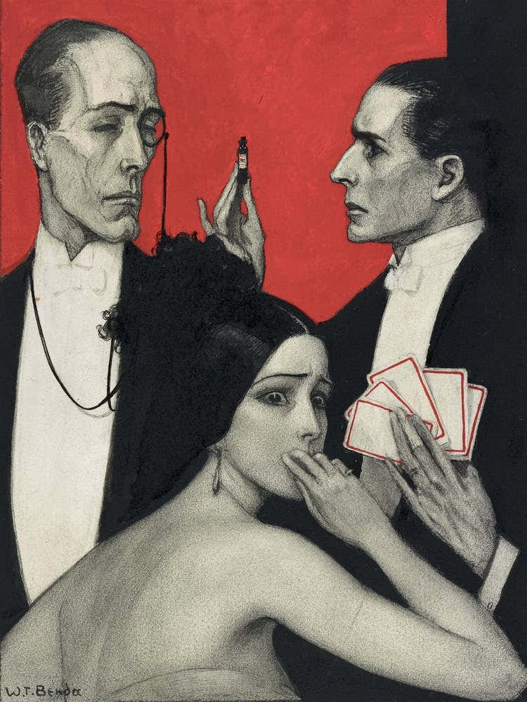 See, Jack, He Said, His Manner Wild And Delirious by Wladyslaw Theodore Benda (1922)