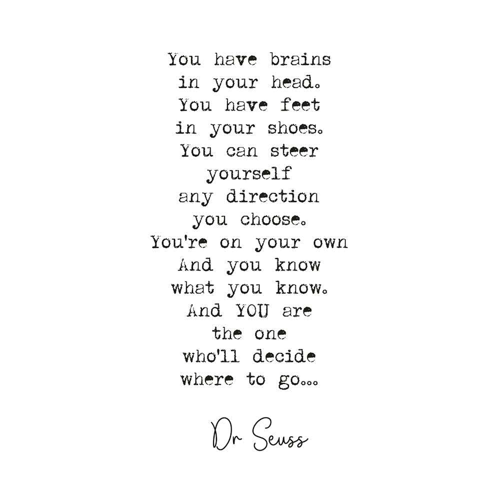 Dr Seuss Quote Print Dr Seuss Gifts 01