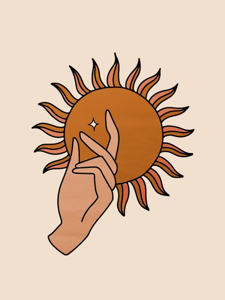Hand And Sun
