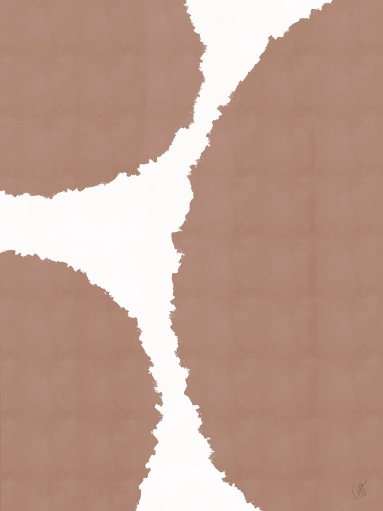 Abstract Shapes - Pantone 2025 Mocha Mousse