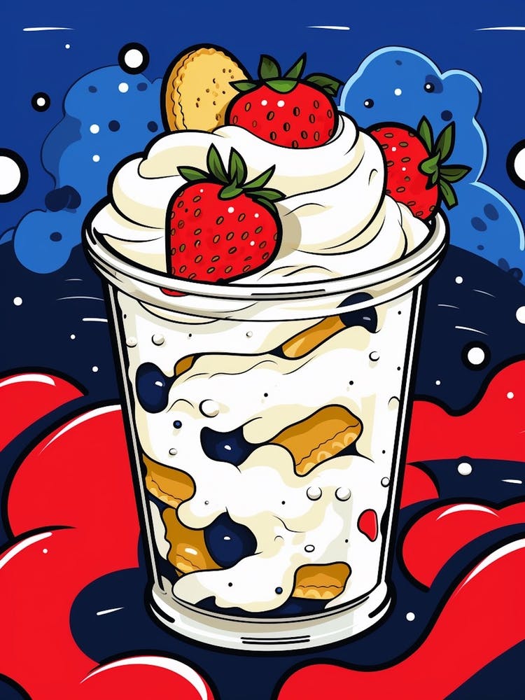 Pop Art Cartoon Eaton Mess