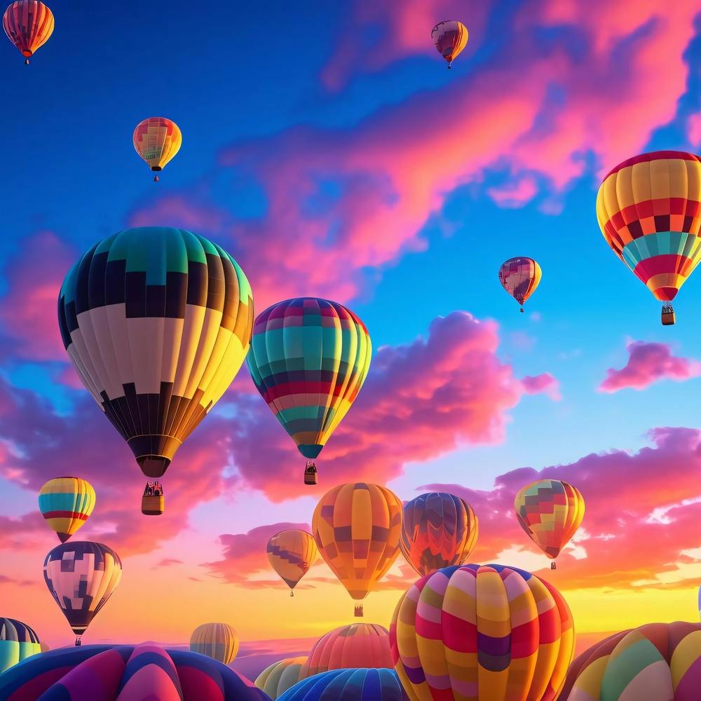 Hot Air Balloons In The Sky 5