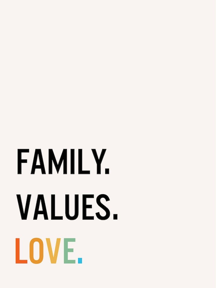 Family Values Love