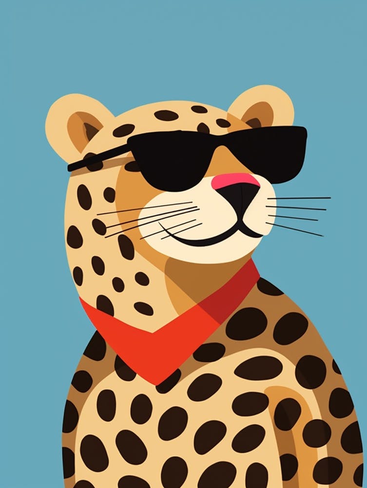 Little Jaguar 4 Wearing Sunglasses