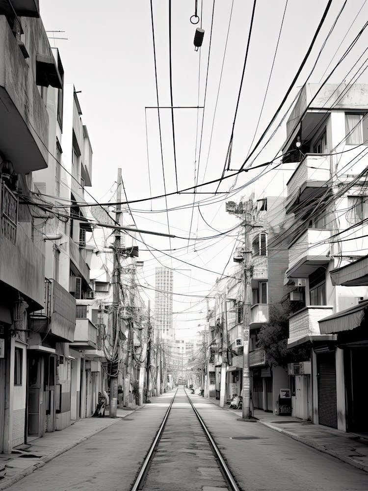 Tel Aviv, Israel, Photography In Black And White 8