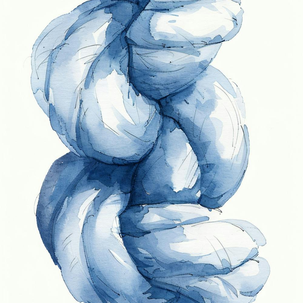Blue Yarn 1