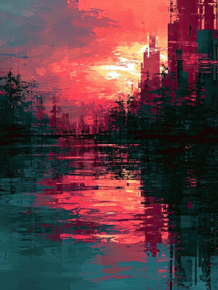 Sunset City | Pixel Art Series