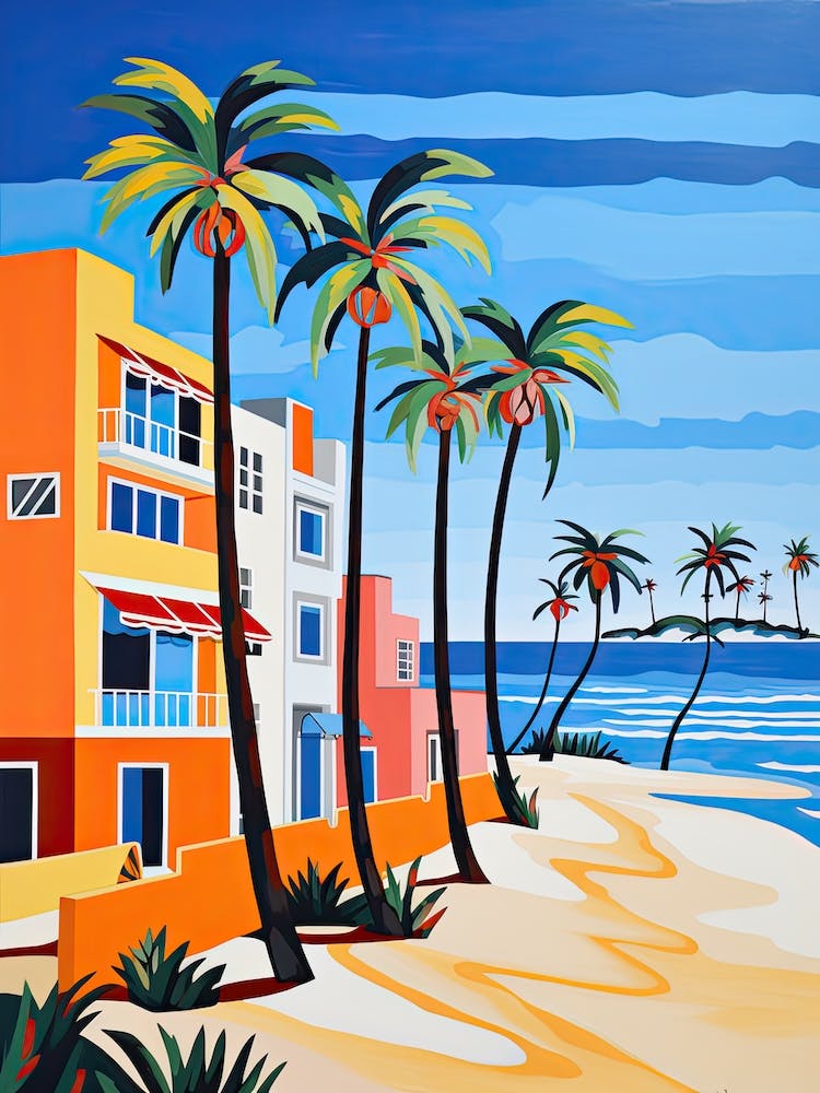 Huntington Beach, California, Matisse And Rousseau Style 4