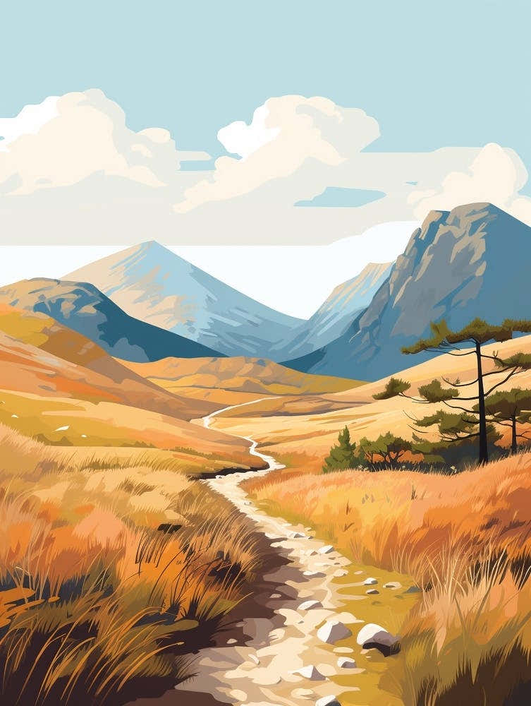 West Highland Way Ireland 5 Hiking Trail Landscape