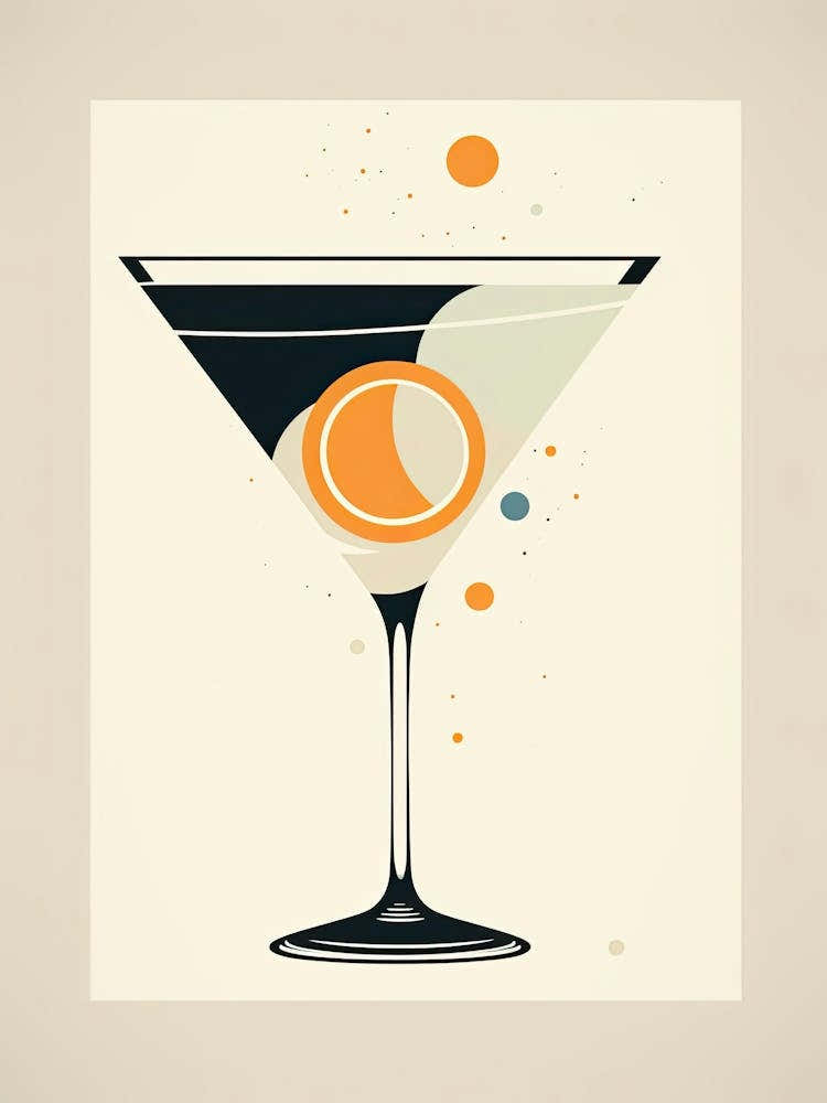 Mid Century Modern Vesper Floral Infusion Cocktail 4