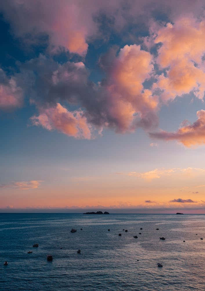 Amalfi Coast Sunset V