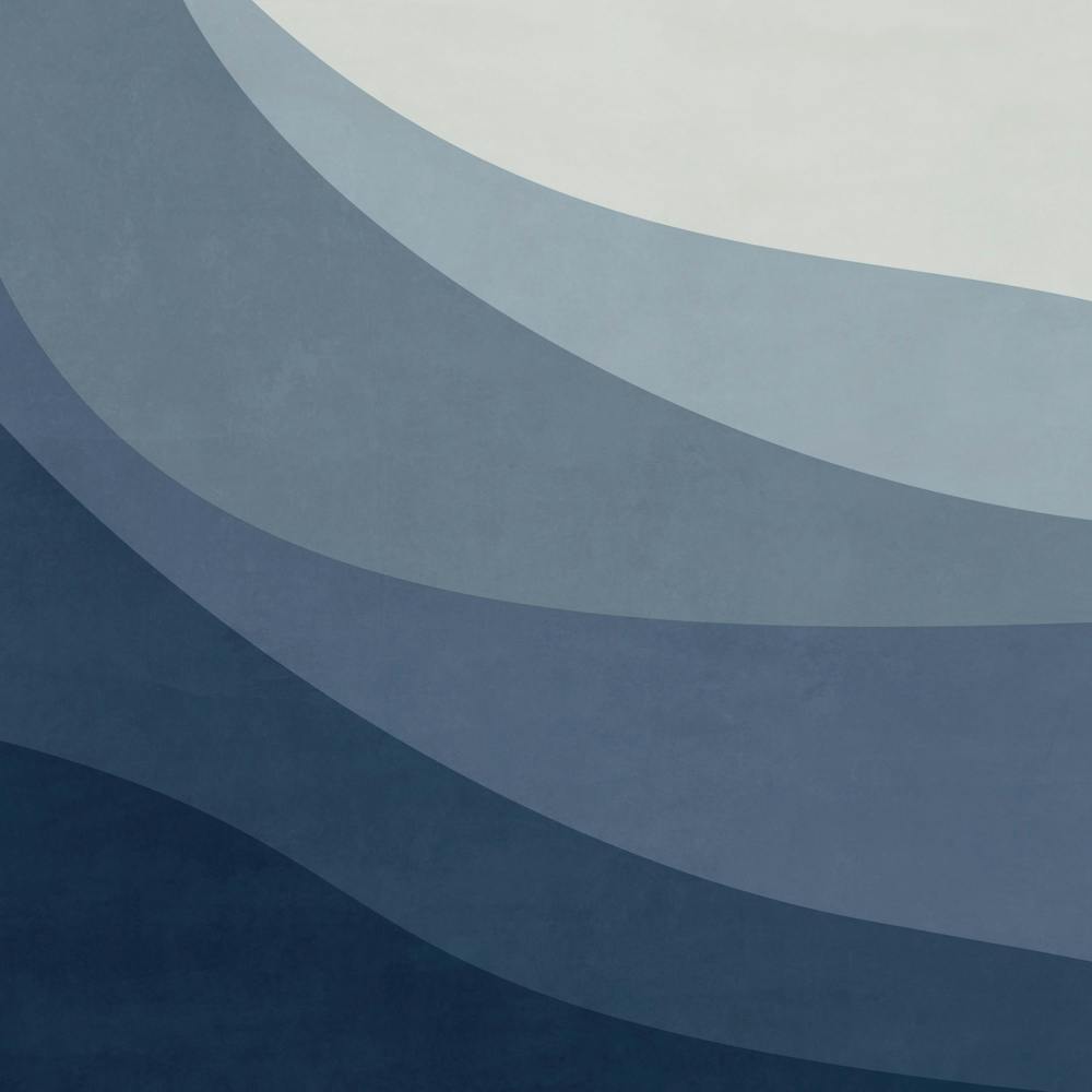 BLUE MINIMALIST WAVES - 01