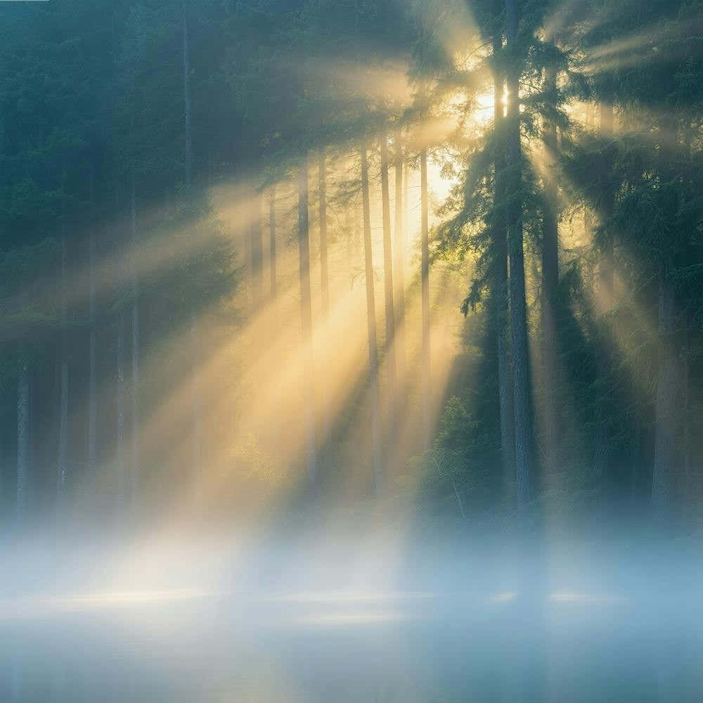 Sunrise In The Forest 4