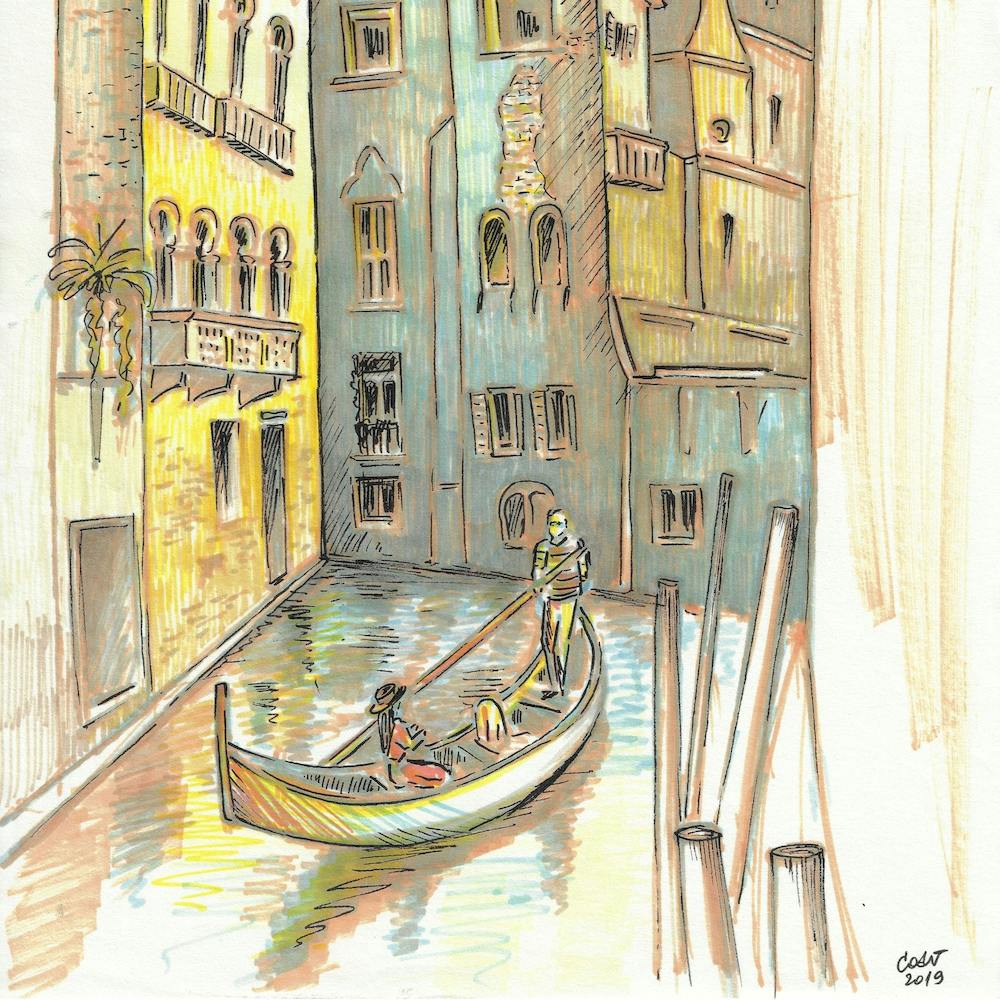 Romantic Venice Square