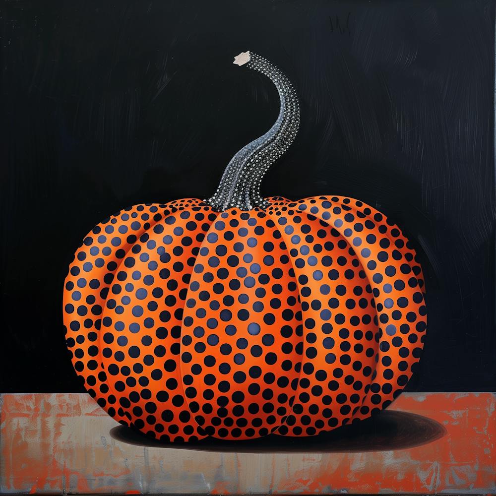 Yayoi Kusama Inspired Japanese Pumpkin