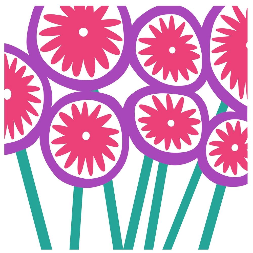 Purple and Pink Flowers