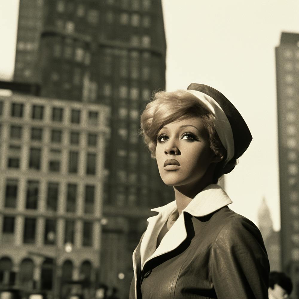 Series: Light Skinned Woman in a Hat (Retro) 3 of 4